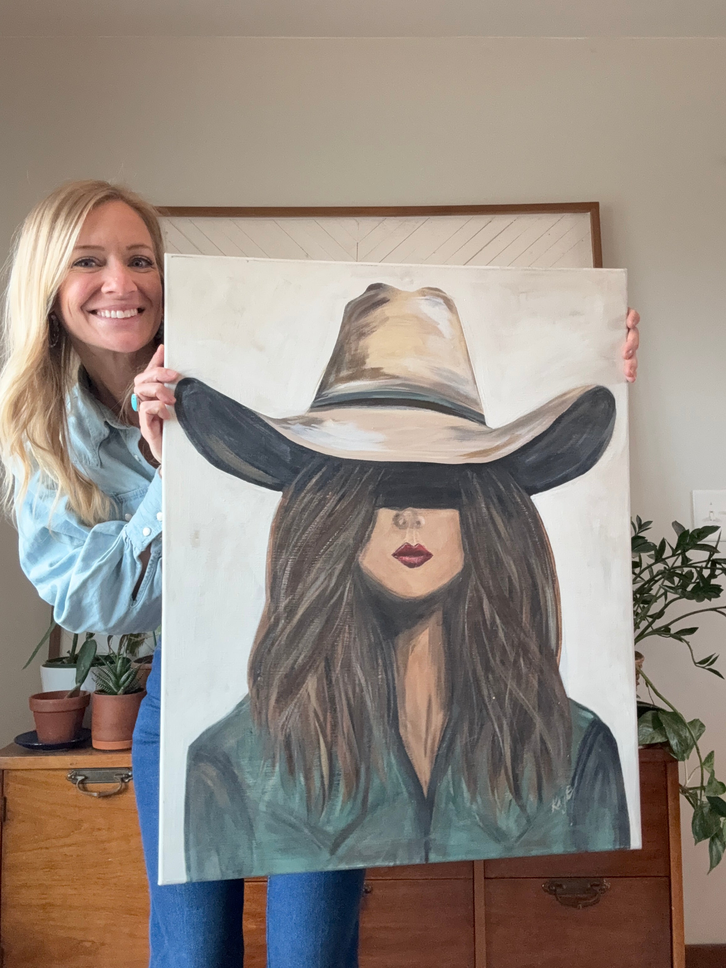 Original Art Work : Rachel Cowgirl
