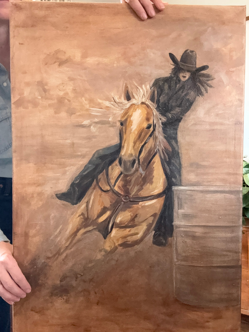 Original Art Work : Barrel Racer