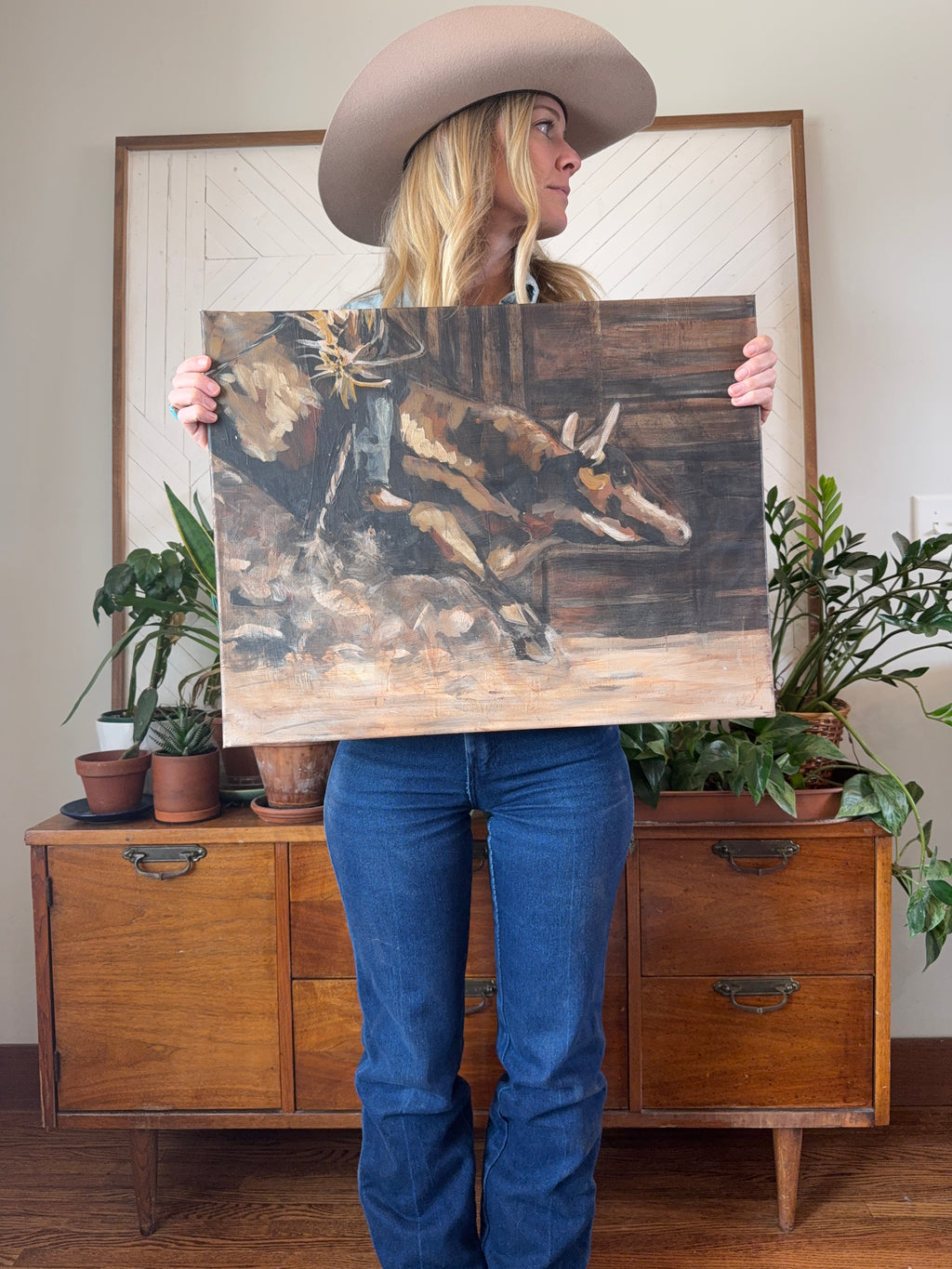 Original Art Work : Bull Ride