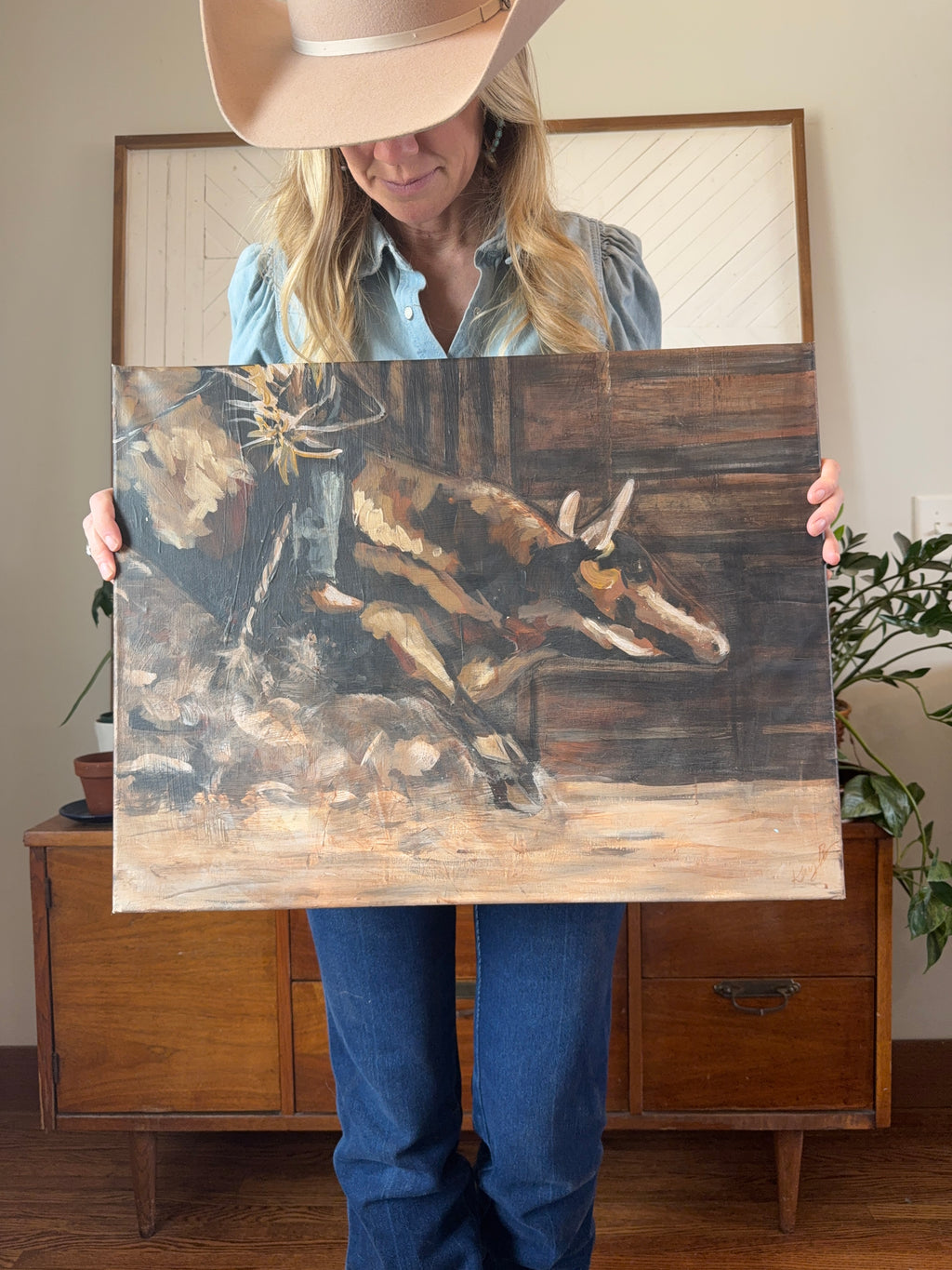 Original Art Work : Bull Ride