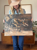 Original Art Work : Bull Ride