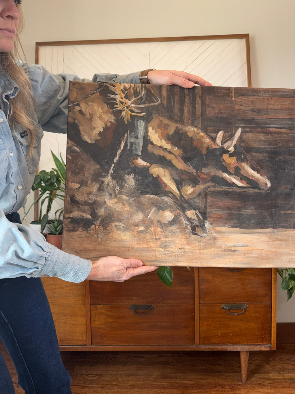 Original Art Work : Bull Ride