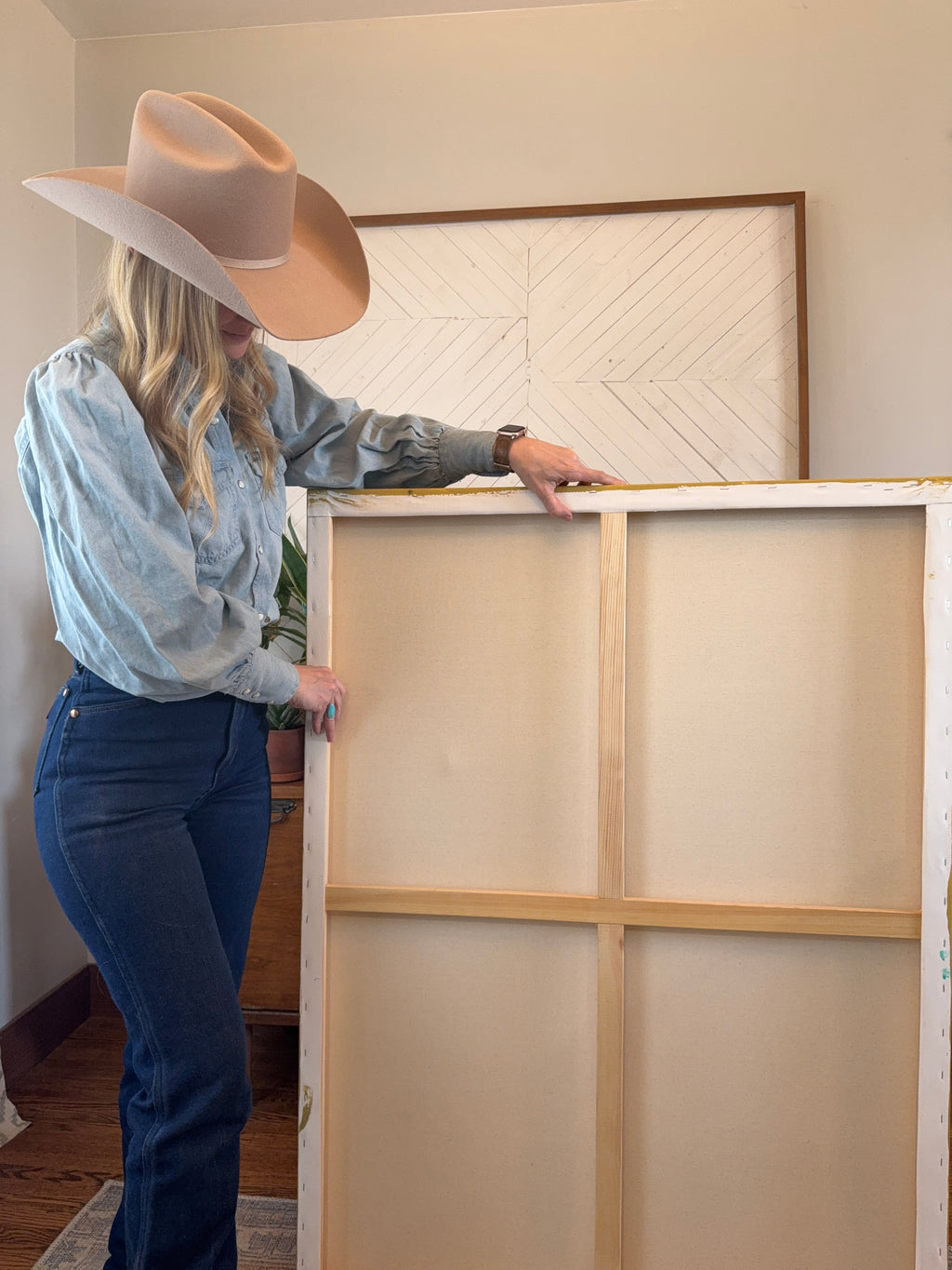 Original Art Work : Emerald Desert : Large